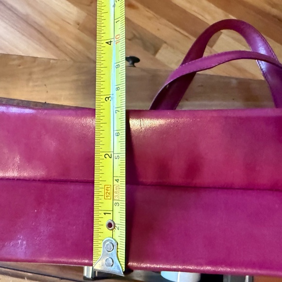 Prada Magenta Double Frame Tote Bag - Picture 12 of 13
